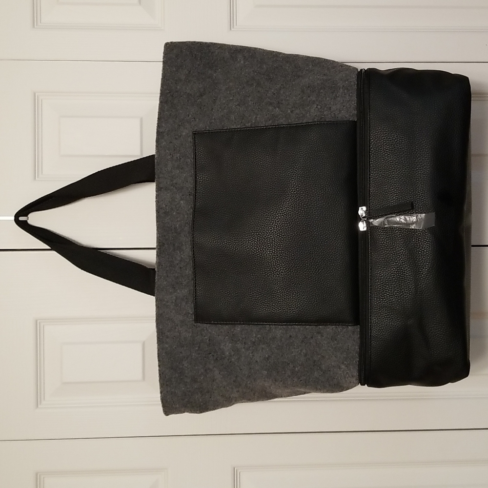 2 section tote bag